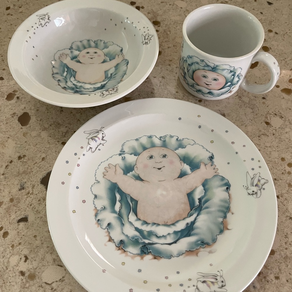 Kids Dinnerware Set with Baby Design